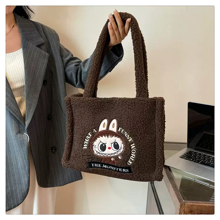 LABUBU Classic Bag Series Plush Tote Bag