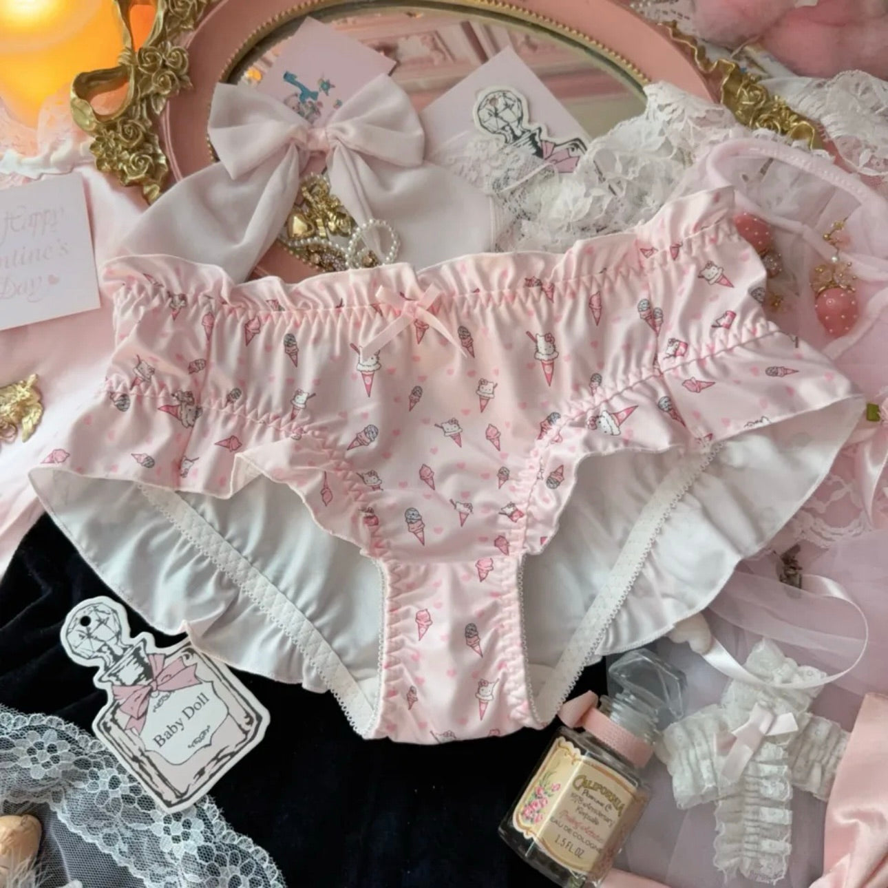 Hellokitty Matching Underwear For Couples, Valentines Day Gift, Mens and Womens Underwear