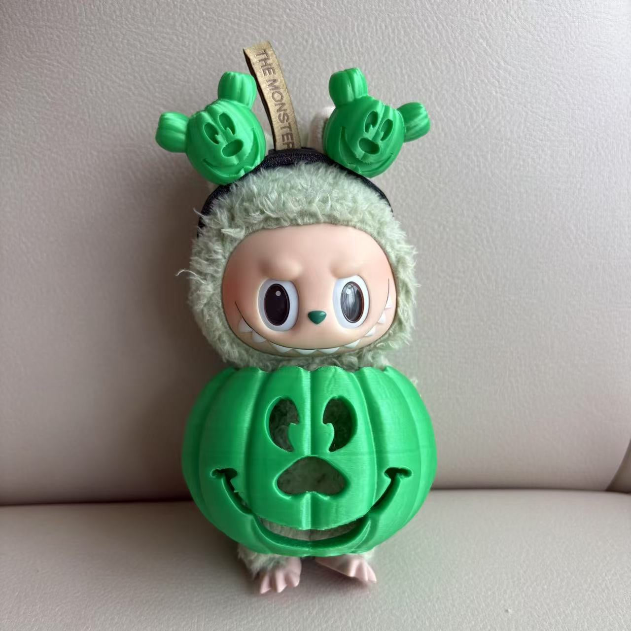 Labubu 3D Halloween Costume Pumpkin Outfit Clothes Set(NO DOLL) Accessories Suit Cute Clothes for Labubu Dress up Unique Style