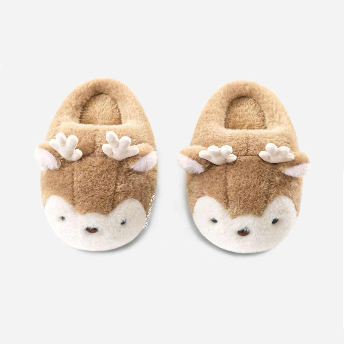 Reindeer Fuzzy Slippers Non-slip Shoes