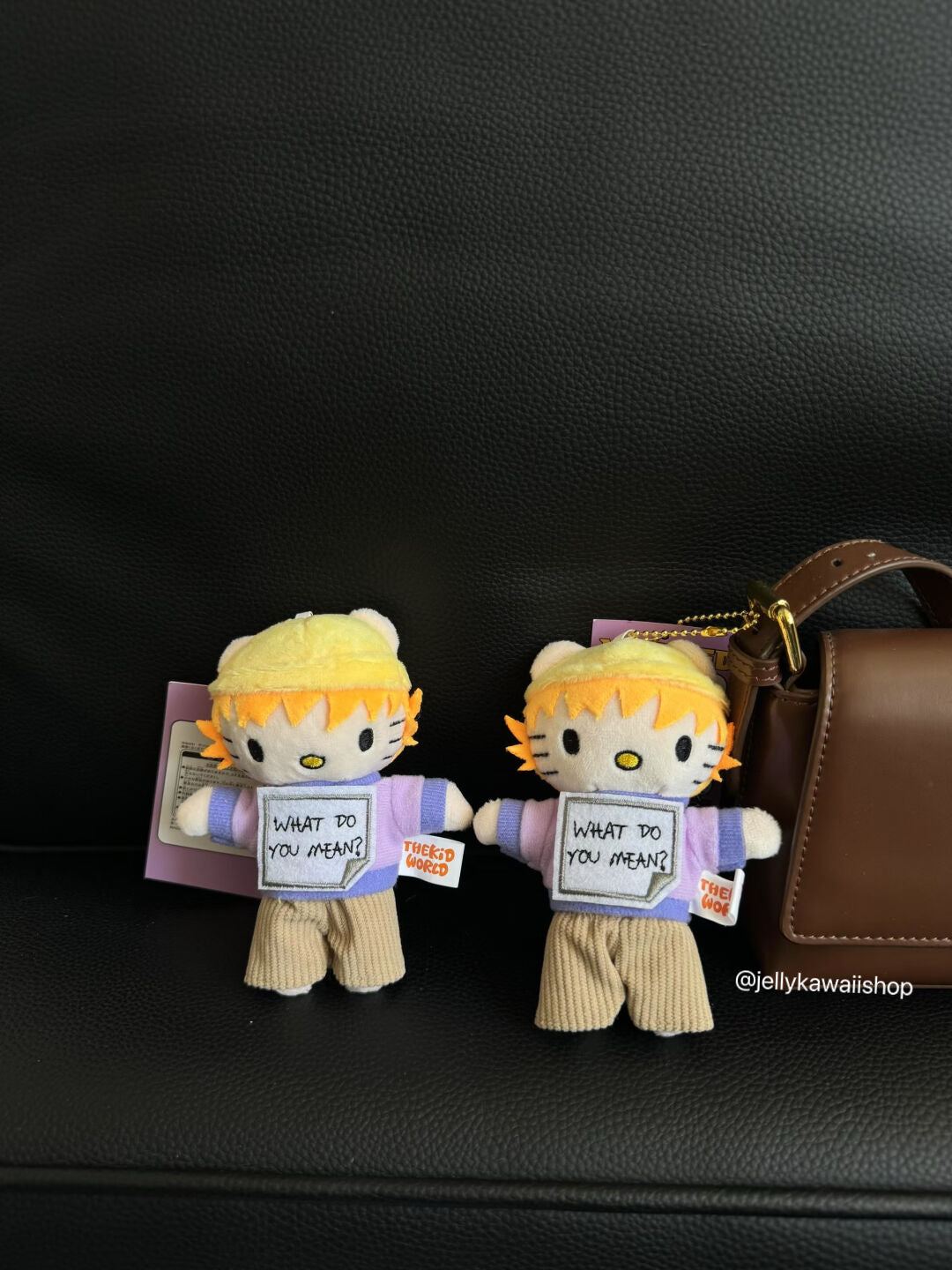 Bieber Hello Kitty Plush Keychain Bag Charms