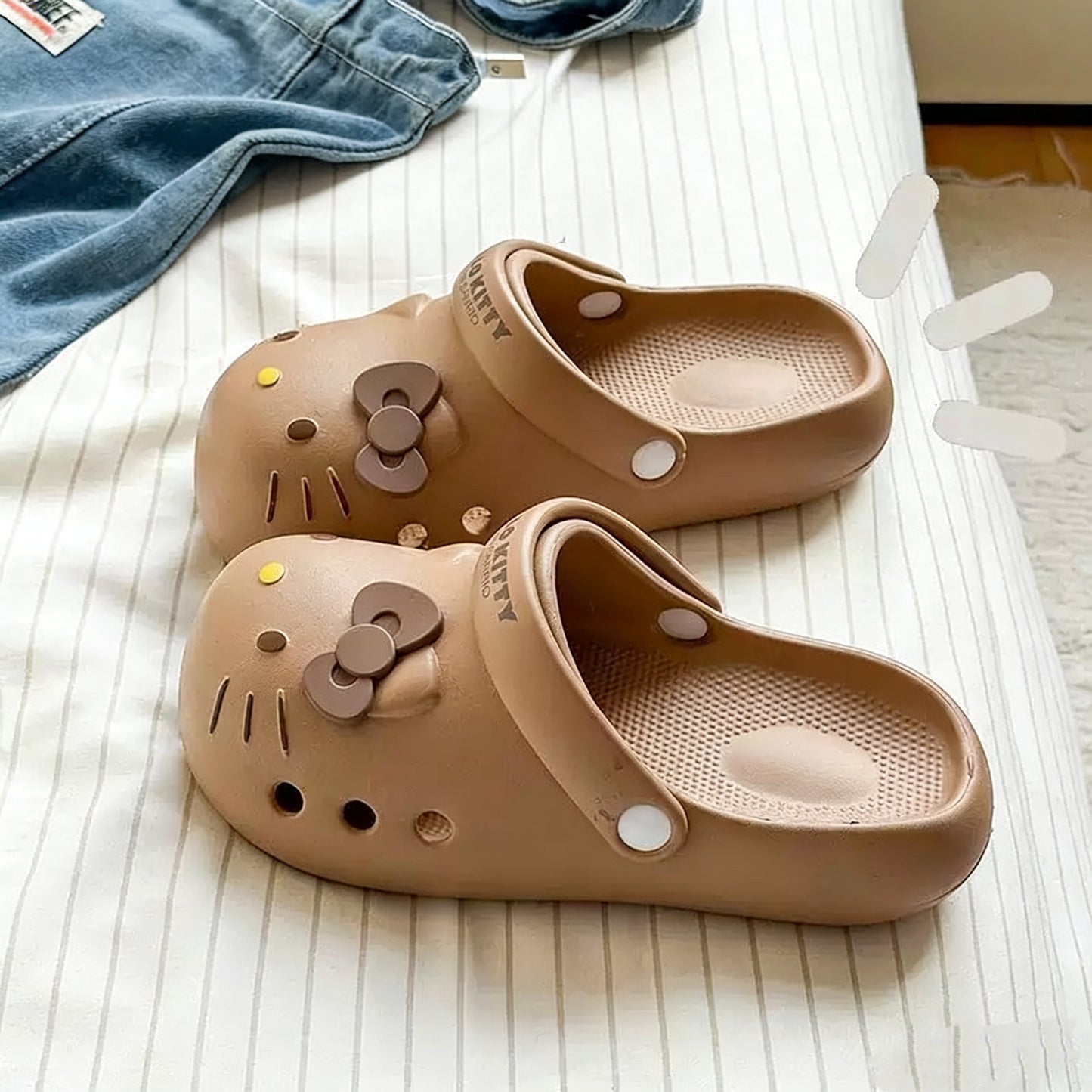 Hello Kitty Clogs Shoes Casual Summer Sandals