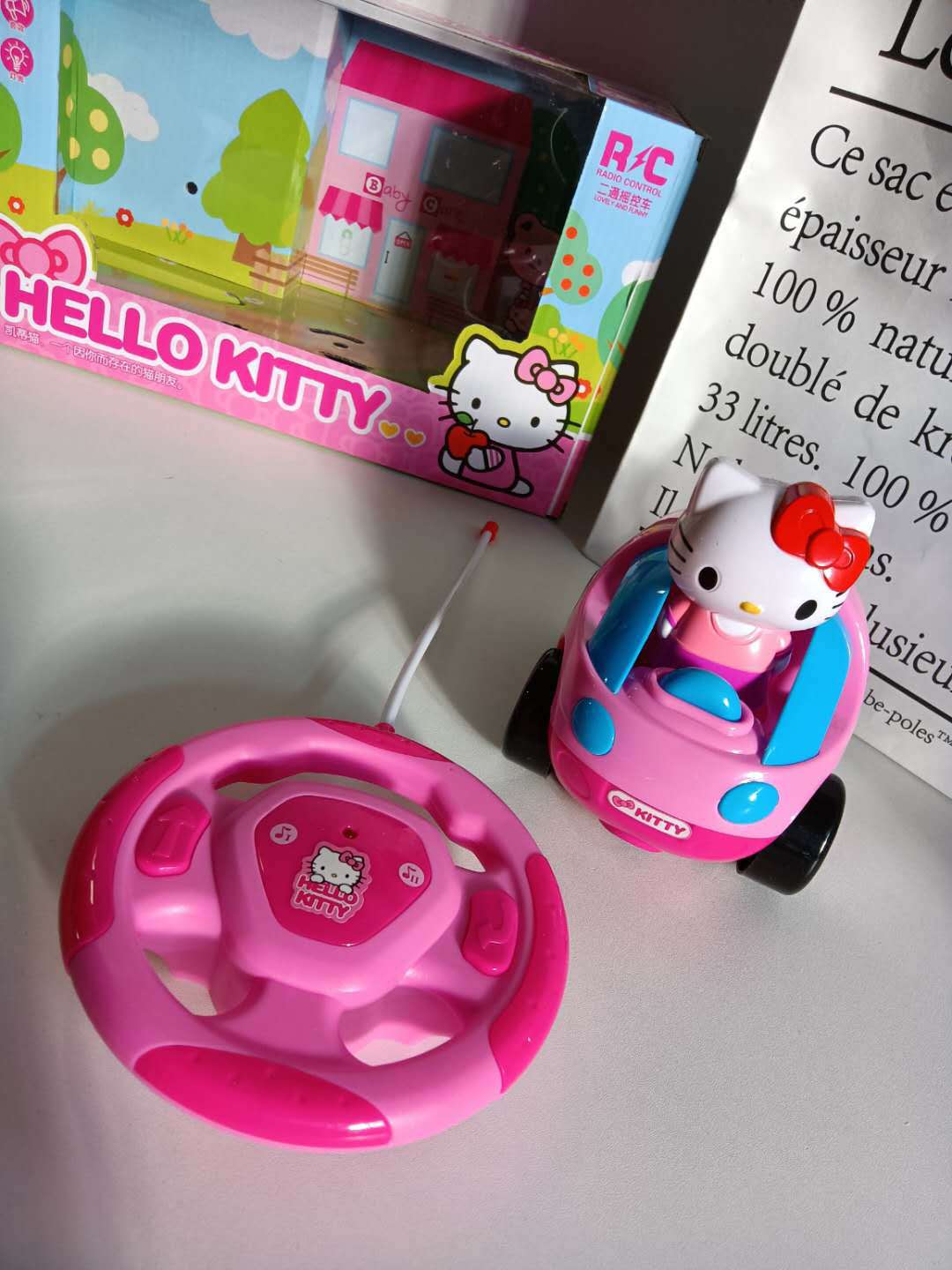 Hellokitty Remote Control Car for Toddlers Birthday Gifts