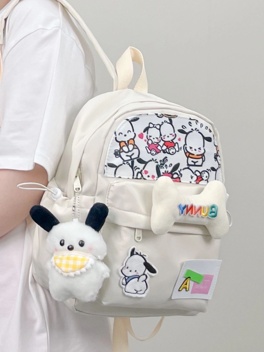 Pochacco Kawaii Backpack School Backpack Cute Aesthetic Backpack