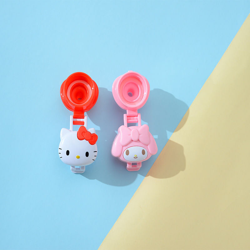 Sanrio Hello Kitty Water Bottle Cap with Straw