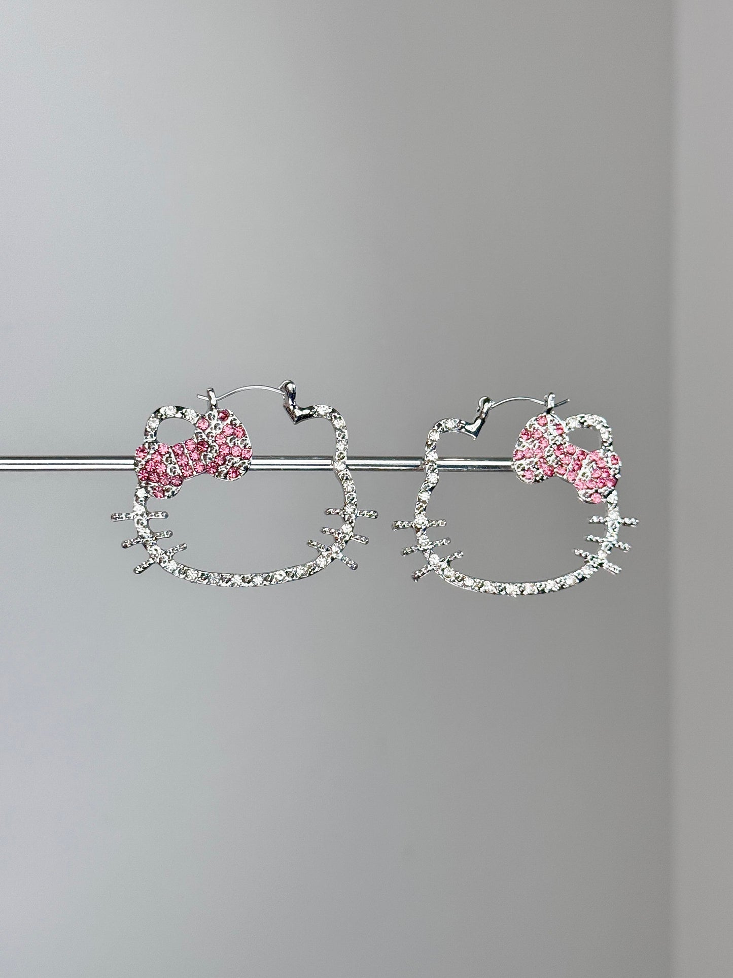 HelloKitty Sparkle Skeleton Earrings 2PCS