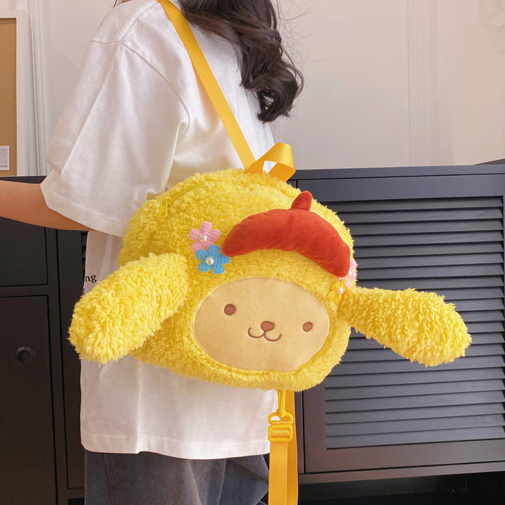 Sanrio Cute Cartoon Plush Backpack Anime Kawaii Bag