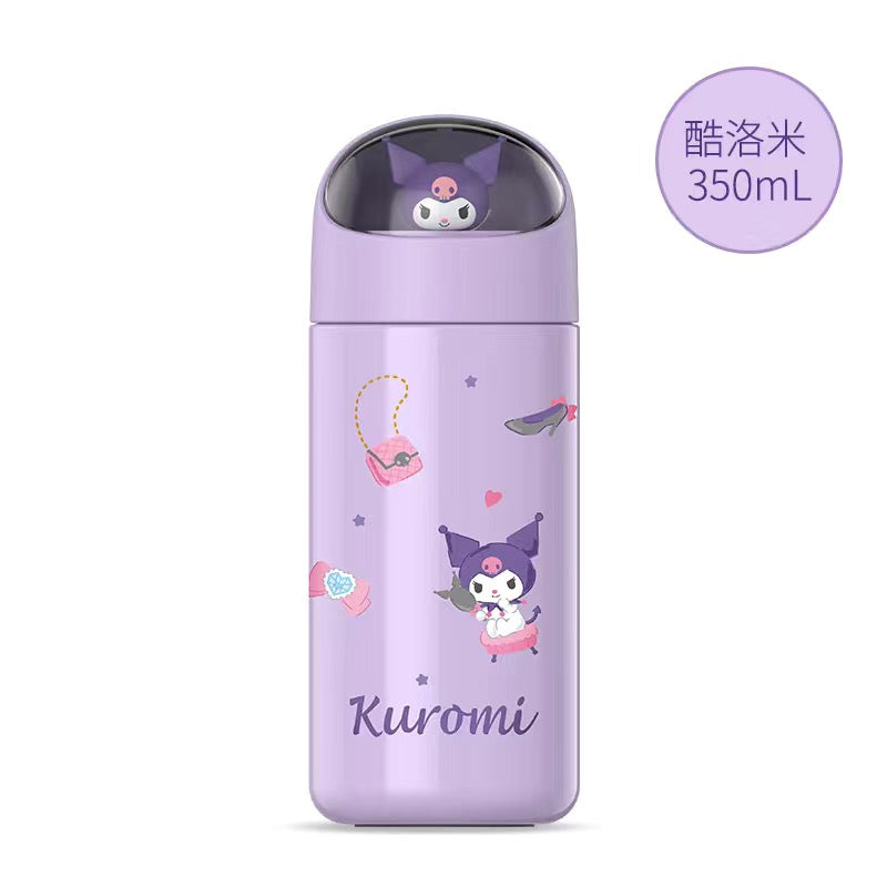 Sanrio Vacuum Insulated Stainless Steel Travel Tumbler Fits in Car Cup Holders