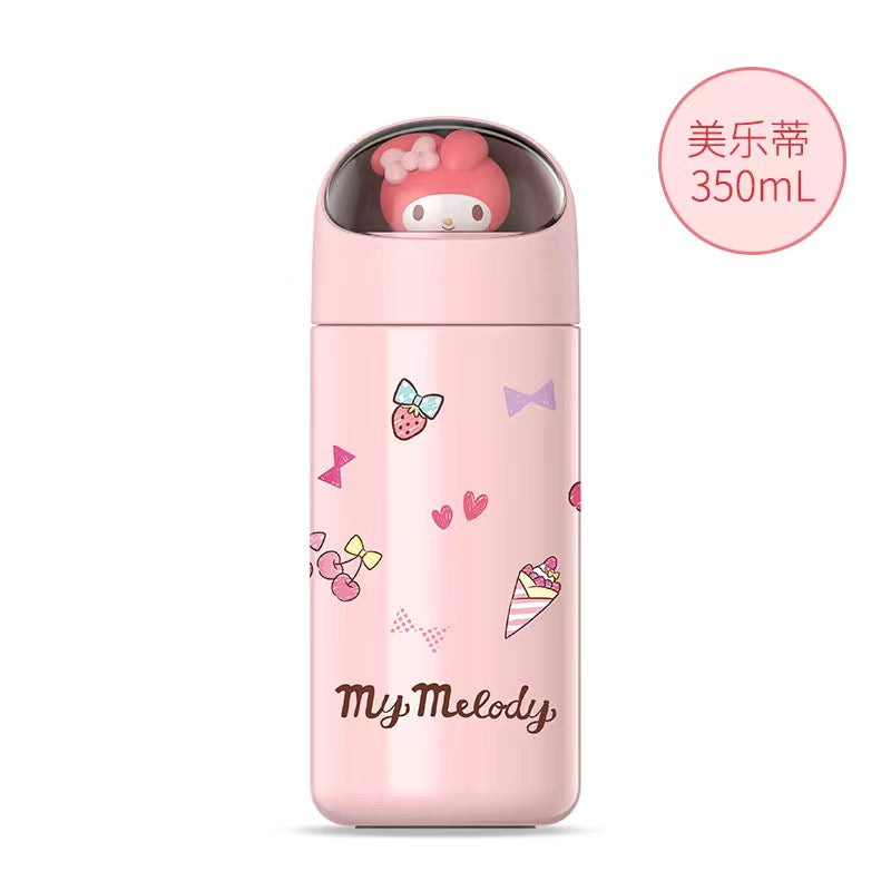 Sanrio Vacuum Insulated Stainless Steel Travel Tumbler Fits in Car Cup Holders