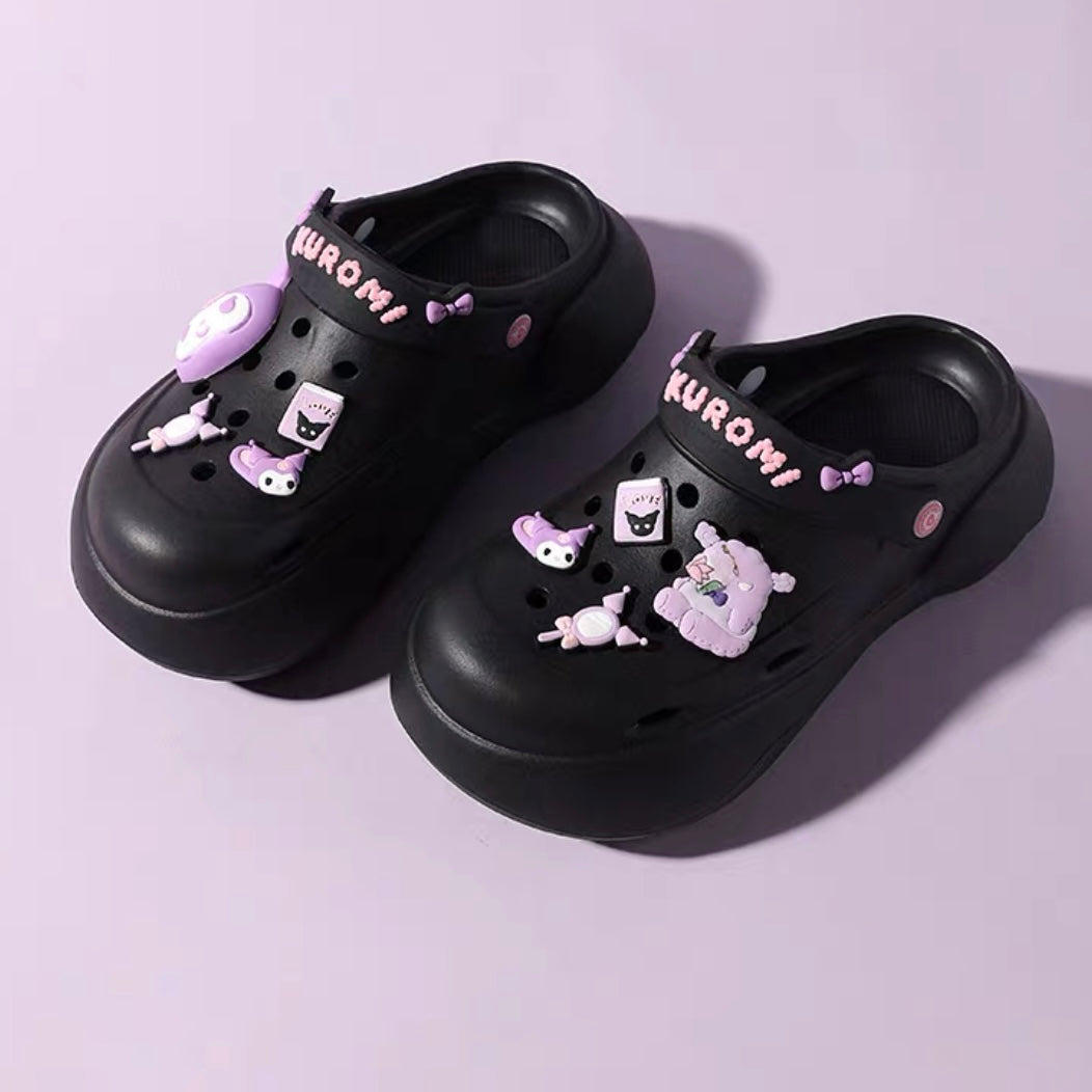 Sanrio Clogs Platform Shoes Sandal Casual Summer for Woman