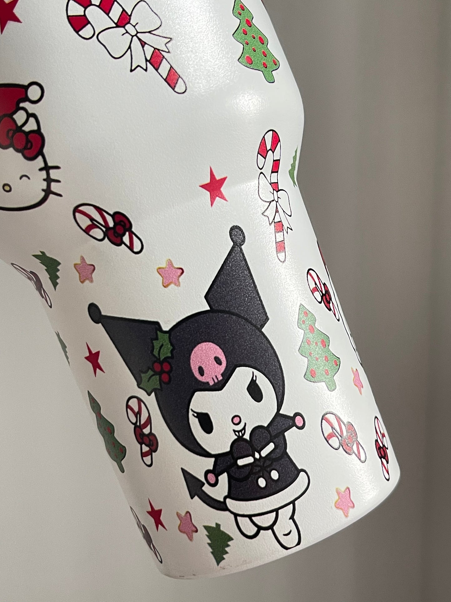 SipSweetie|HelloKitty Christmas In-Car Insulated Cup 1200 ml Tumbler with Handle Stainless Steel Insulated Cup with Lid Gym #0003