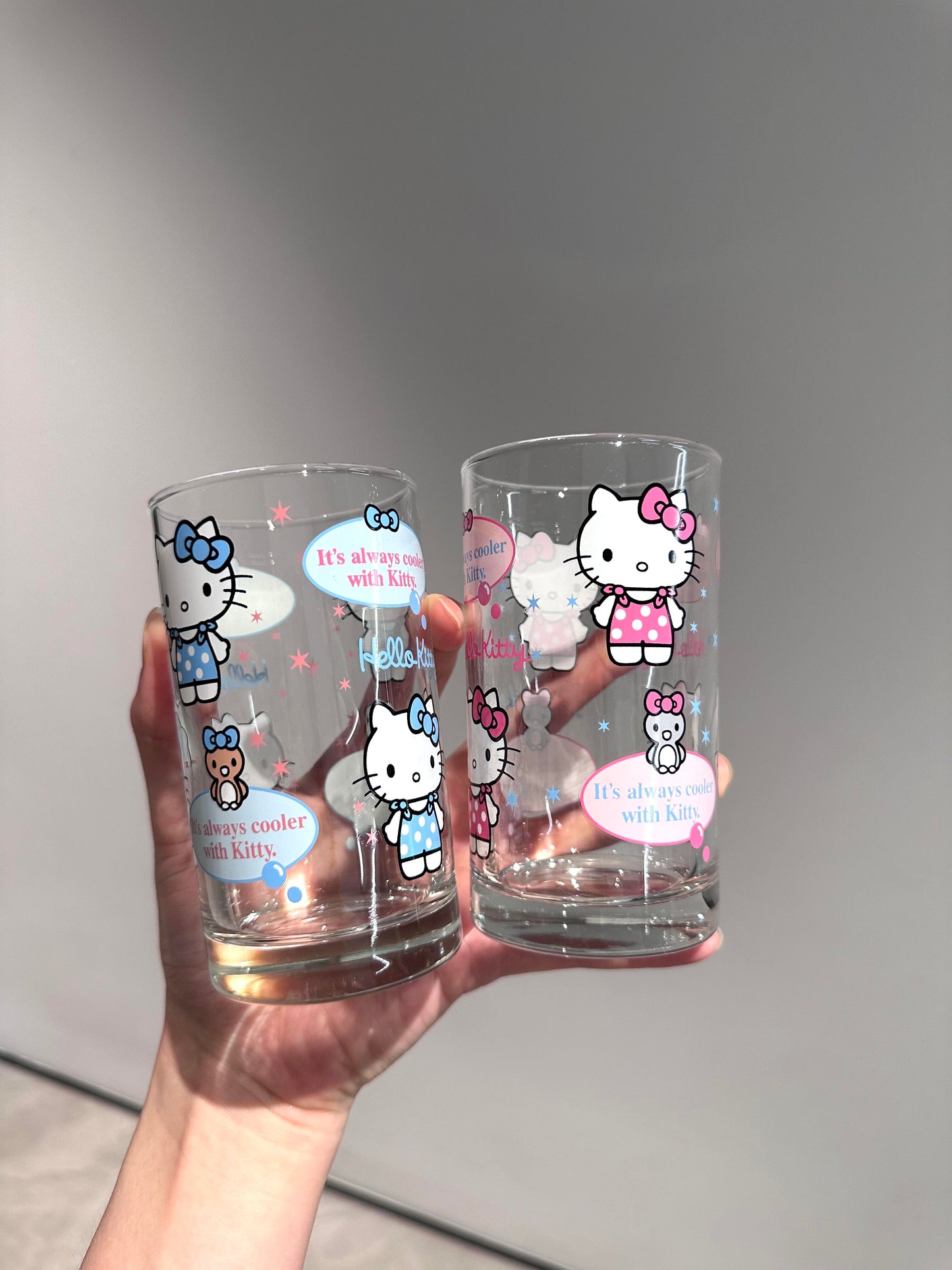 Hellokitty 2PCS Drinking Glasses