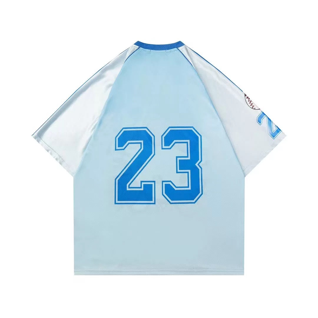 Hellokitty Cute Baseball Jersey Baseball Shirts Sports Uniform Summer Loose Short Sleeve Tops T-Shirts