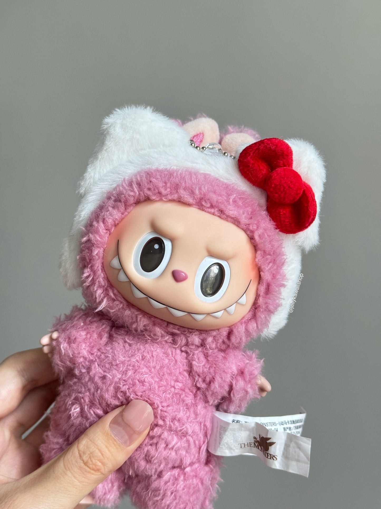 Sanrio Plush hair band 17cm Doll Clothes Suitable for 17cm Labubu Plushies Keychain Accessories