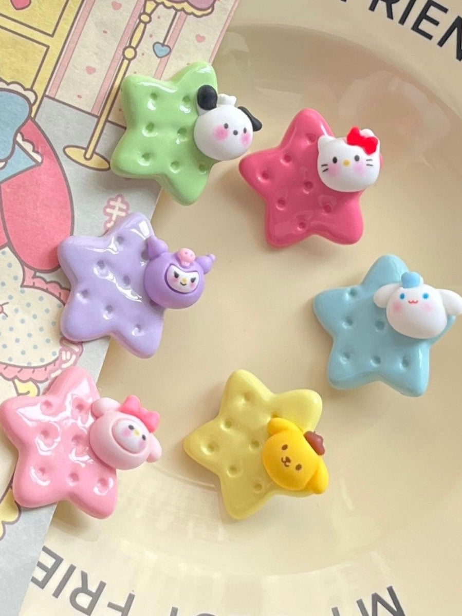Sanrio Hairpin | 6 Count (Pack of 1)