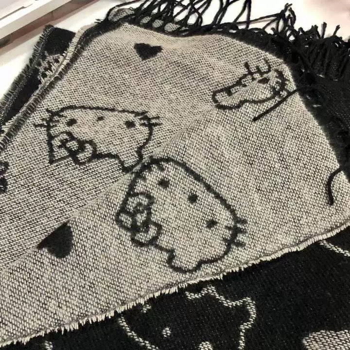 Hellokitty Women's Fashion Long Shawl Winter Warm Lattice Large Scarf