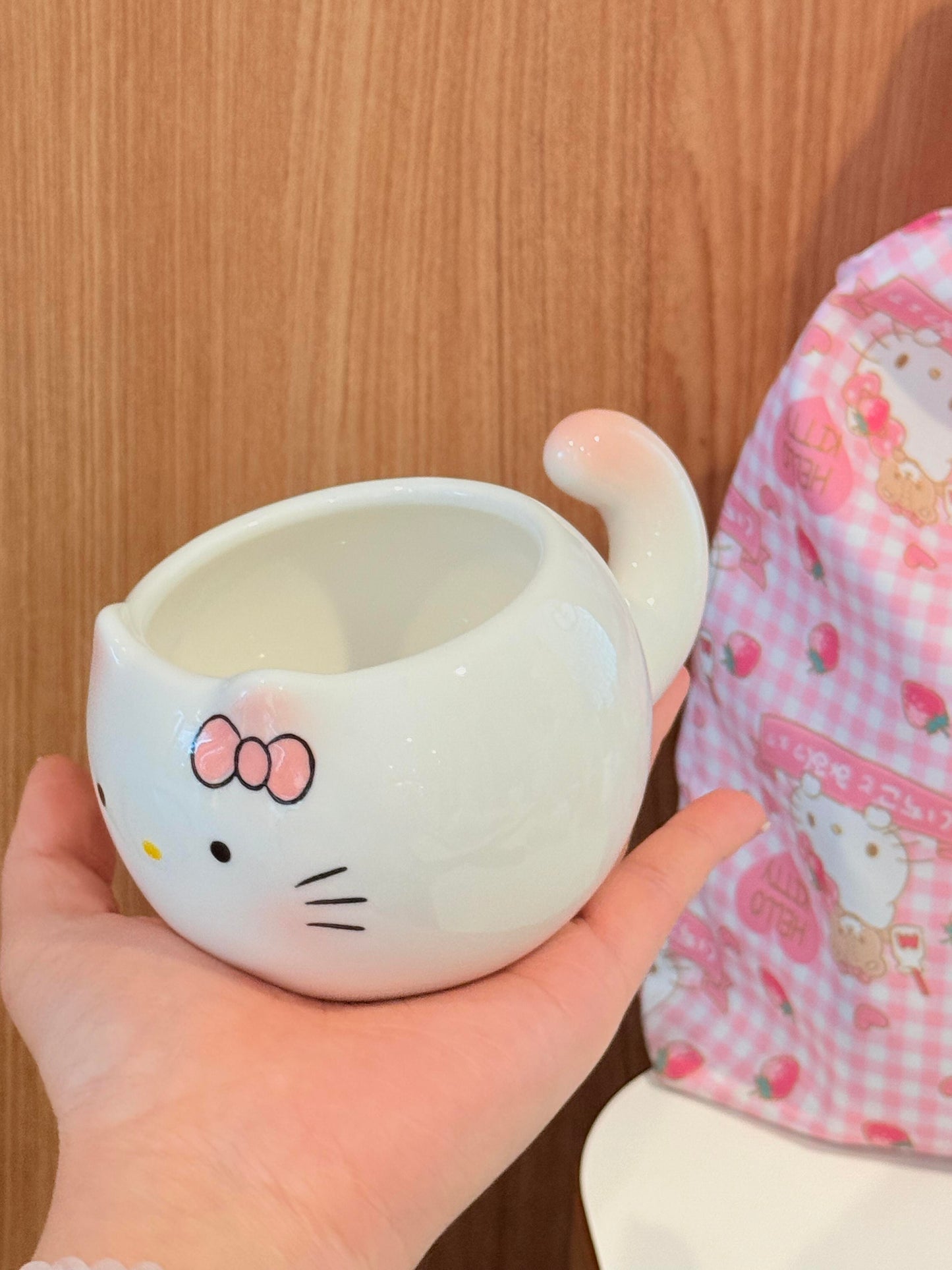 Hellokitty Cute Ceramic Coffee Mug Christmas Birthday Novelty Gifts for Women Kids
