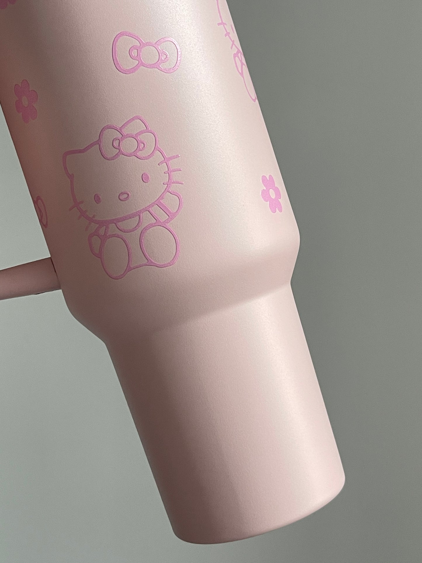 SipSweetie|Hellokitty In-Car Insulated Cup 1200 ml Tumbler with Handle Stainless Steel Insulated Cup with Lid #0029