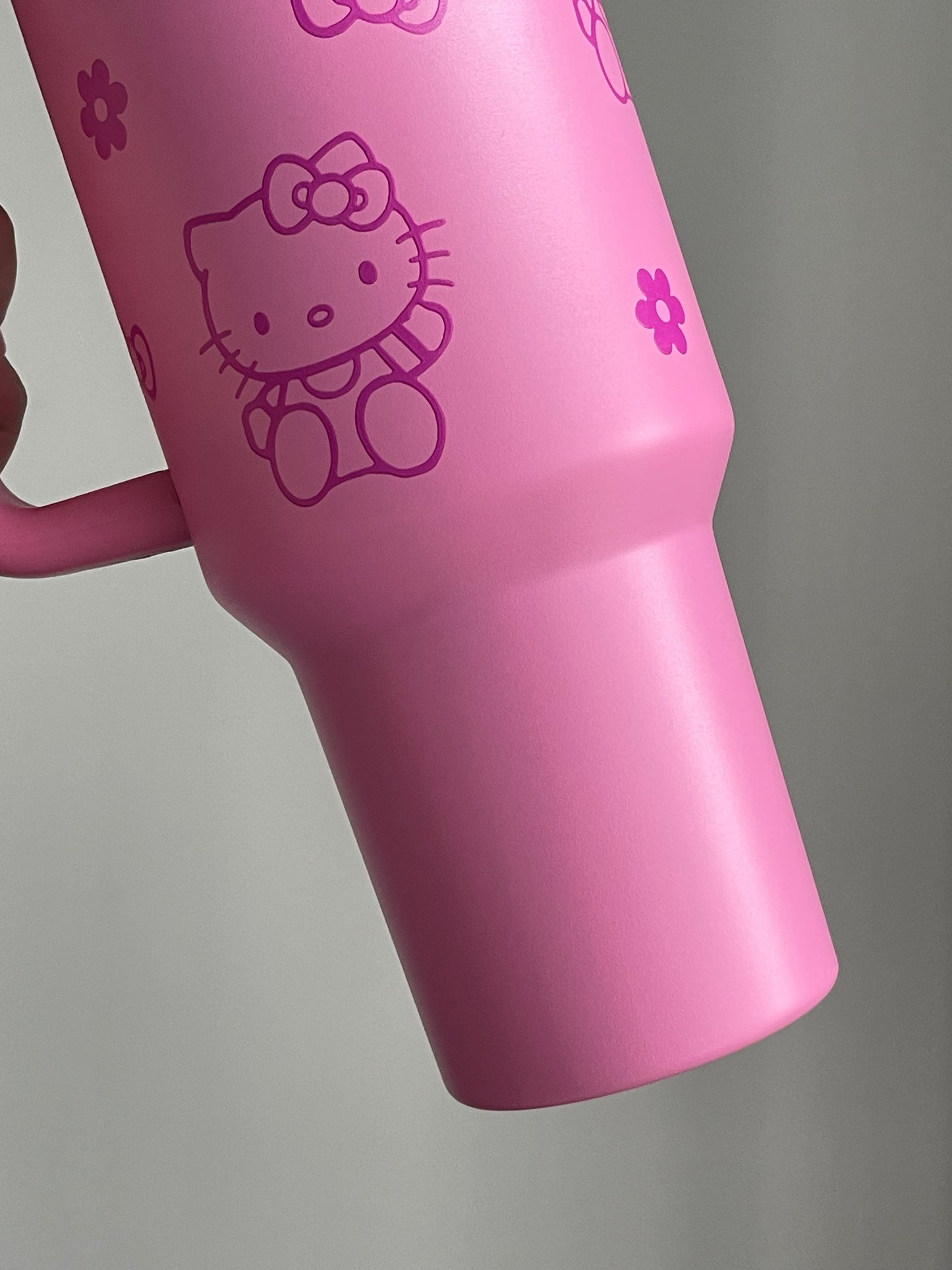 SipSweetie|Hellokitty In-Car Insulated Cup 1200 ml Tumbler with Handle Stainless Steel Insulated Cup with Lid #0028