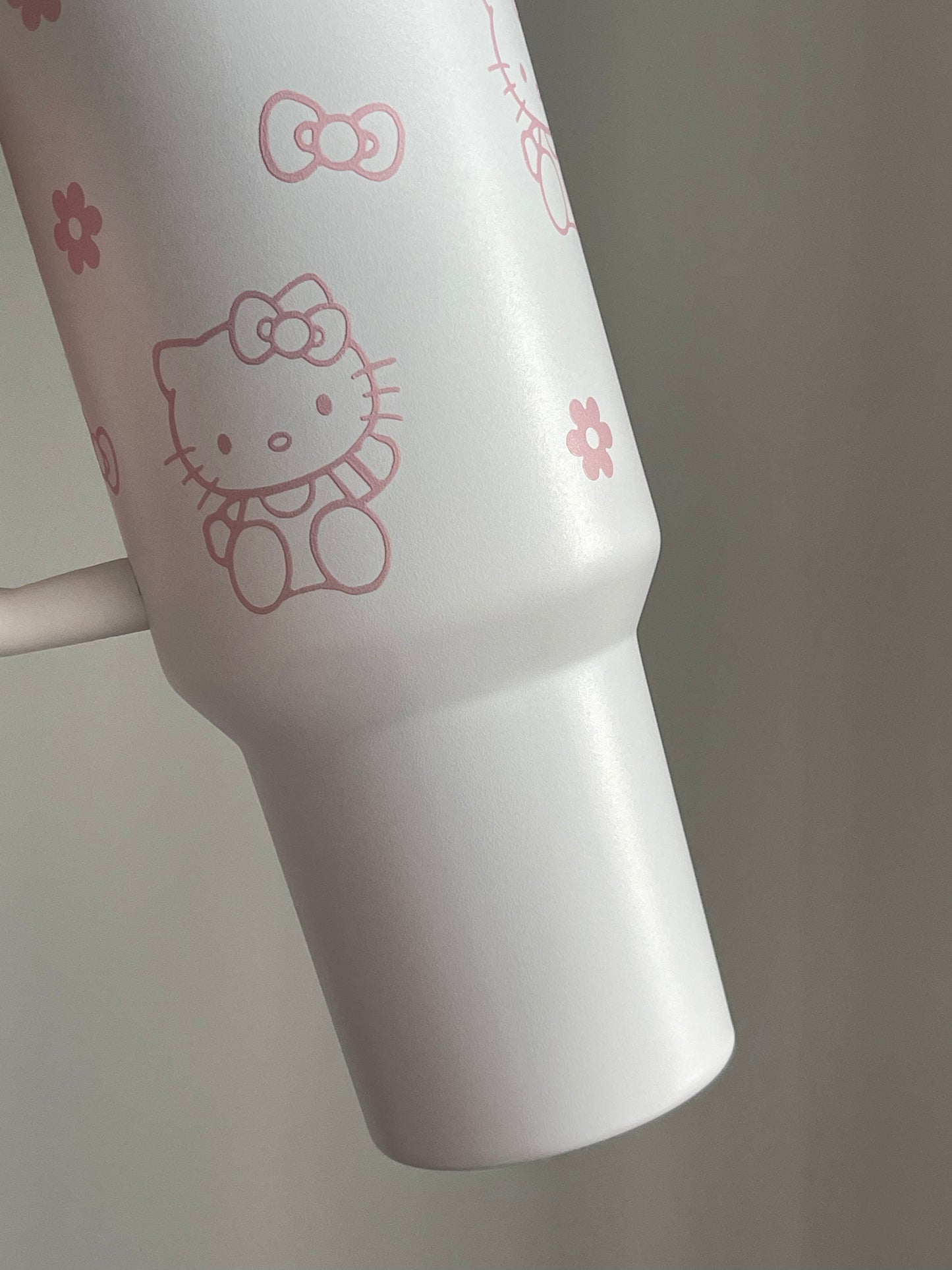 SipSweetie|Hellokitty In-Car Insulated Cup 1200 ml Tumbler with Handle Stainless Steel Insulated Cup with Lid #0026