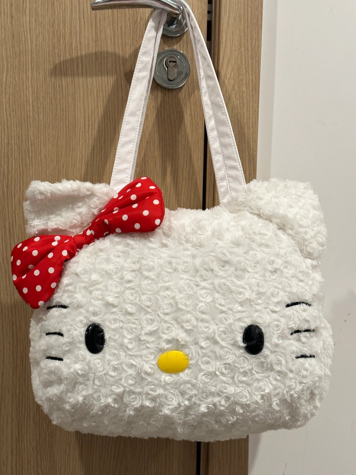 Hellokitty Cute Tote Bags Plush Tote Bag Kawaii Carry on Bag