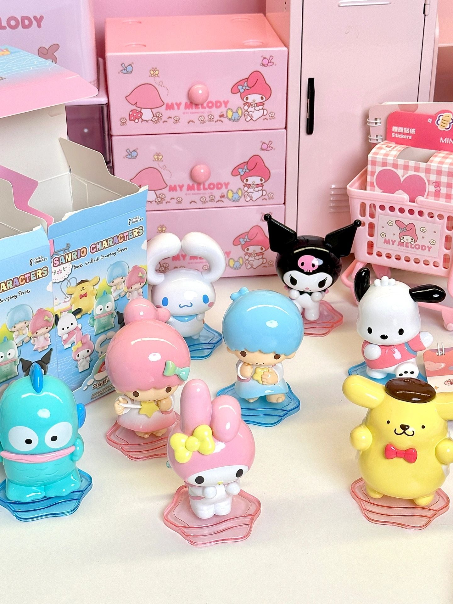Sanrio Miniso Back To Back Company Blind Box Figures