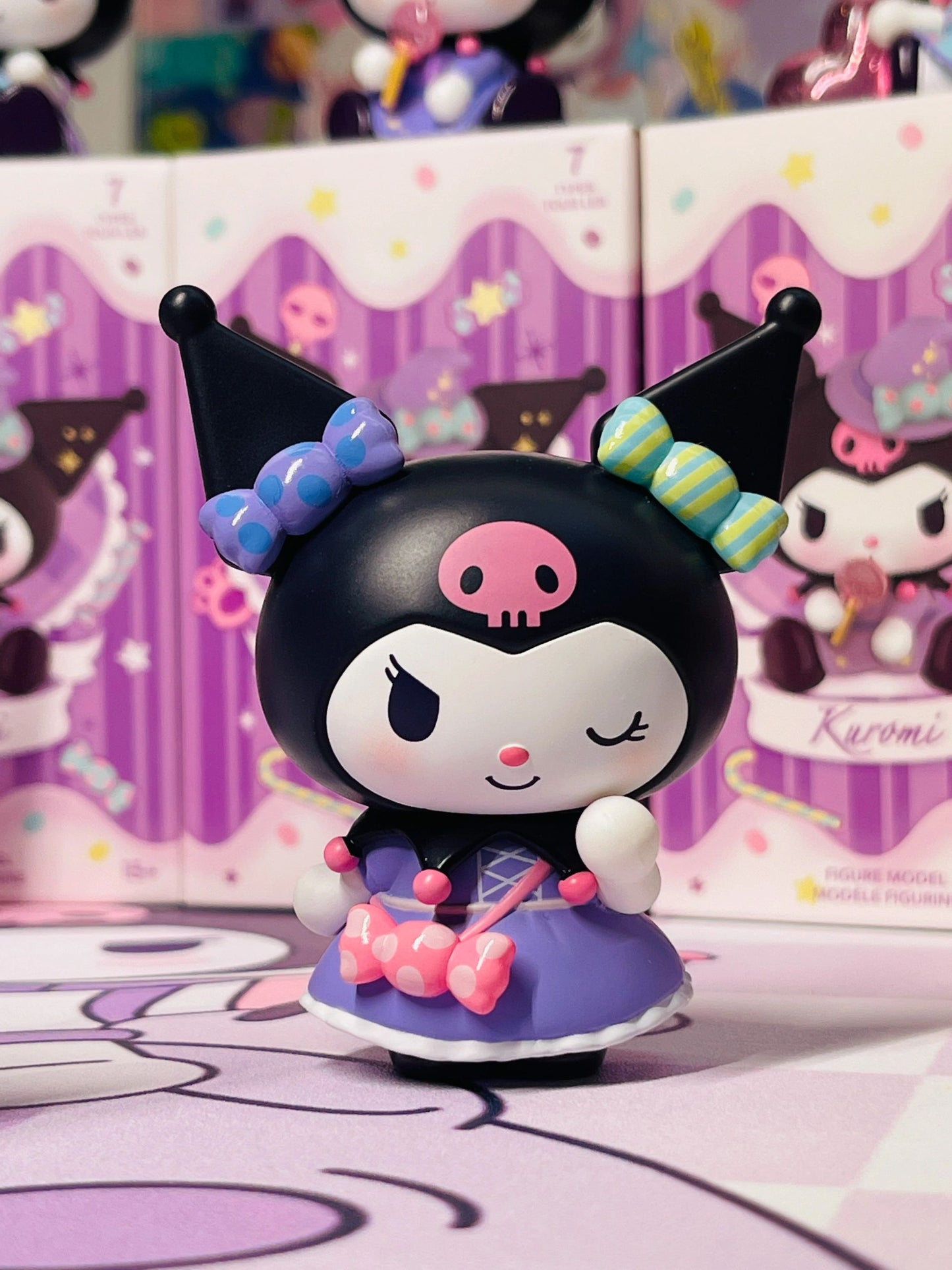 Sanrio Miniso Kuromi Trick or Treat Blind Box Figure