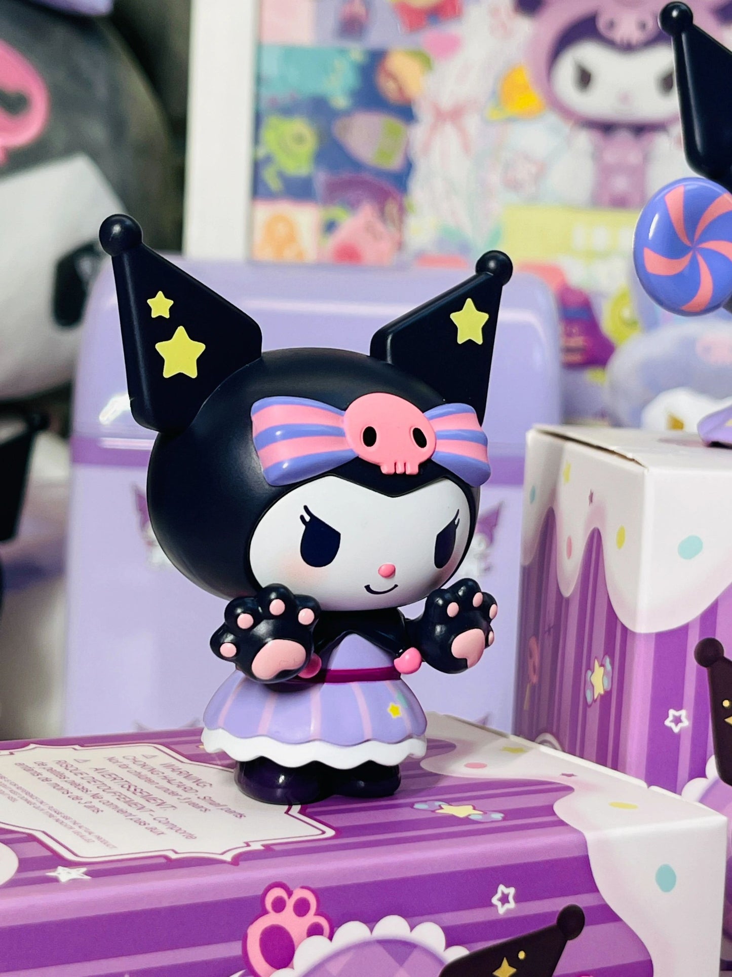 Sanrio Miniso Kuromi Trick or Treat Blind Box Figure