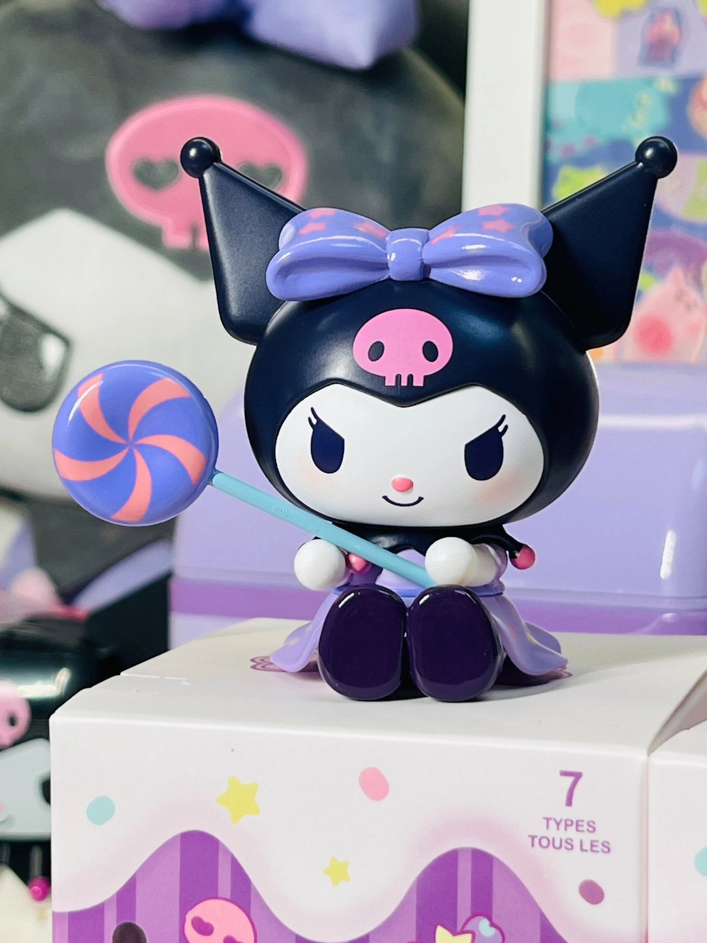 Sanrio Miniso Kuromi Trick or Treat Blind Box Figure