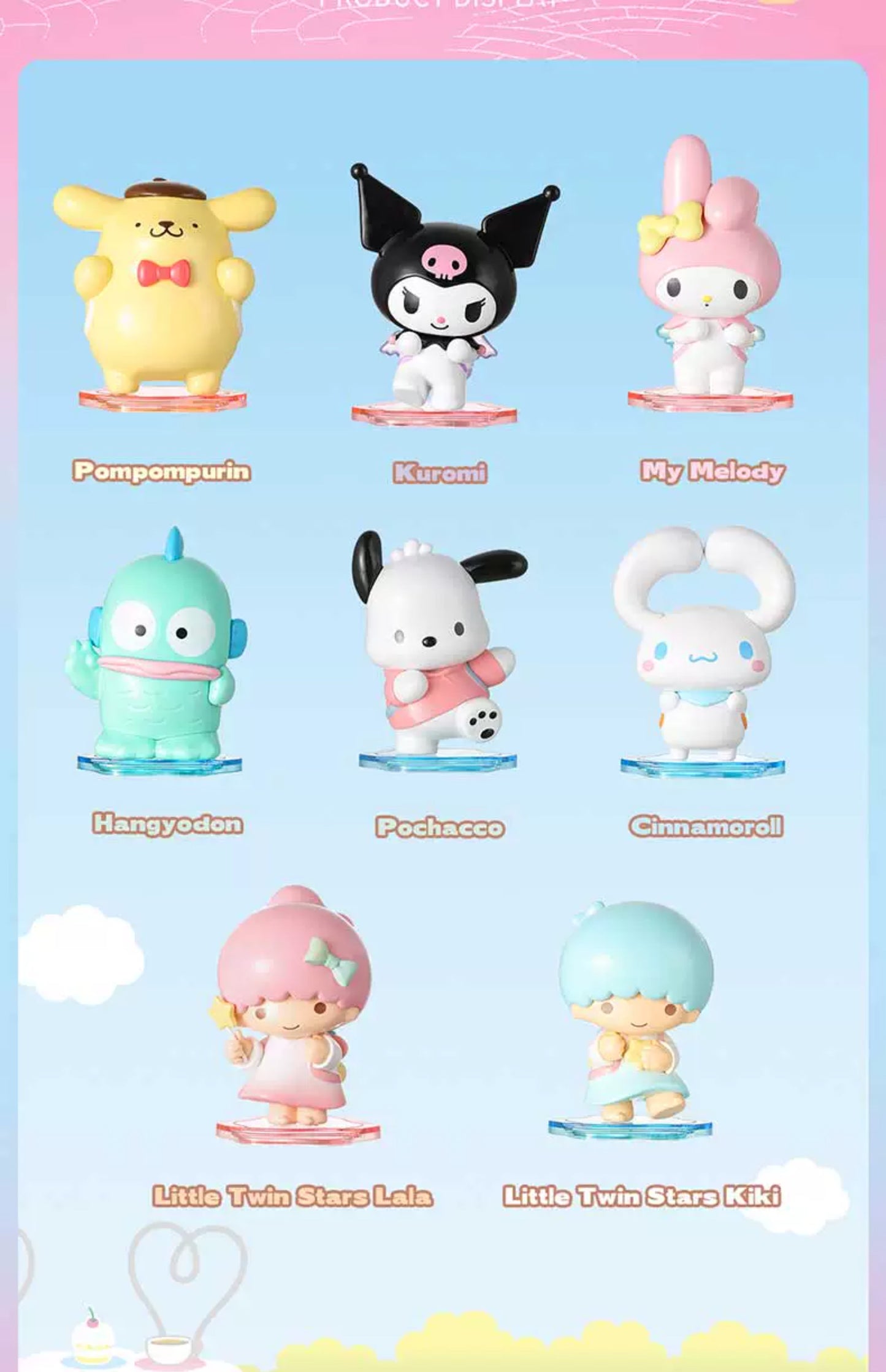 Sanrio Miniso Back To Back Company Blind Box Figures
