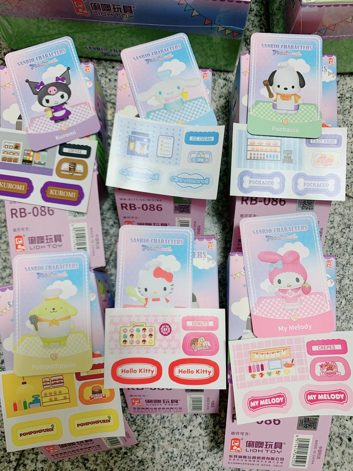 Sanrio Food Truck Blind Box Figures