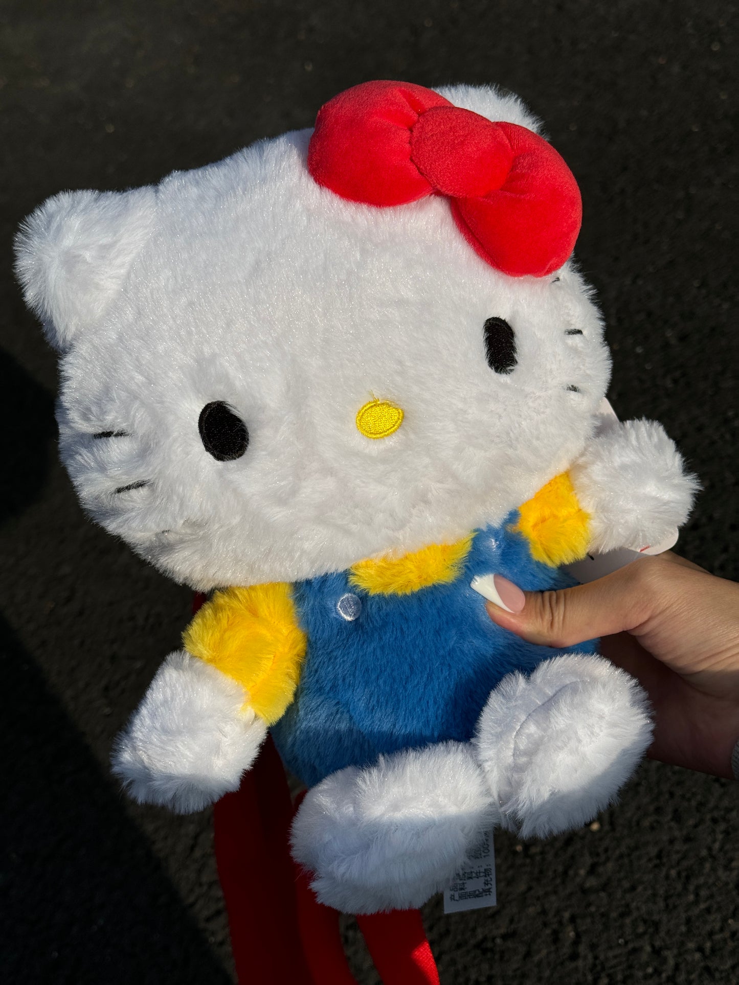 Hellokitty Plush Backpack Bags with Adjustable Straps for Girls