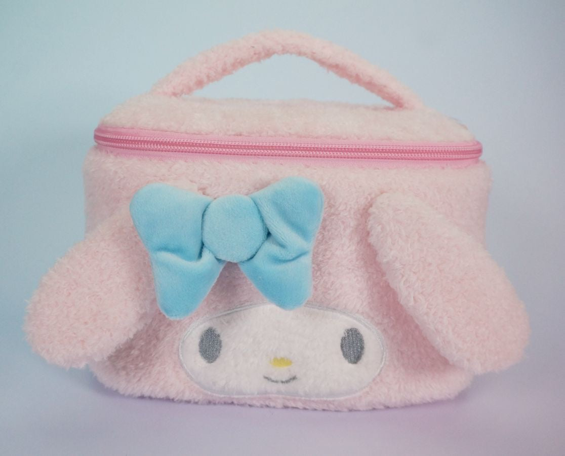 Sanrio Plush Travel Makeup Portable Storage Bag Dividers for Cosmetics Makeup Brushes Toiletry Jewelry Digital Accessories