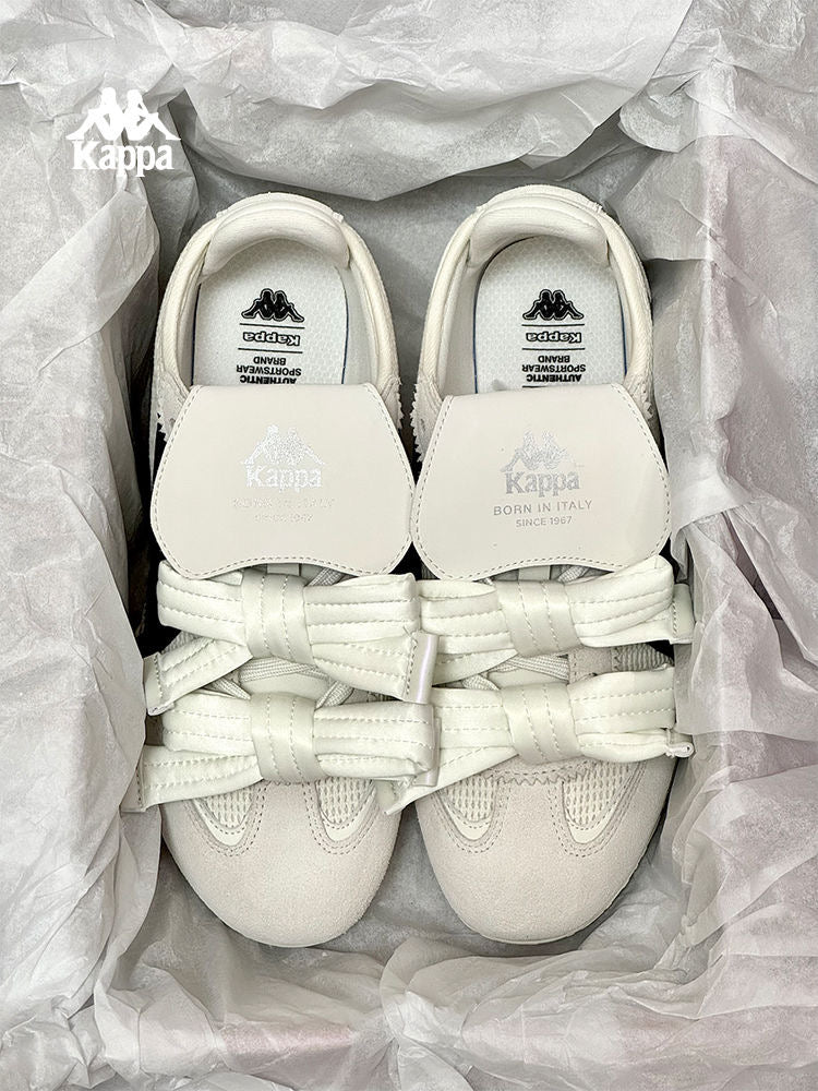 Kappa Bow Soft-Sole Lightweight Ballet Flats Sneakers Shoes Casual