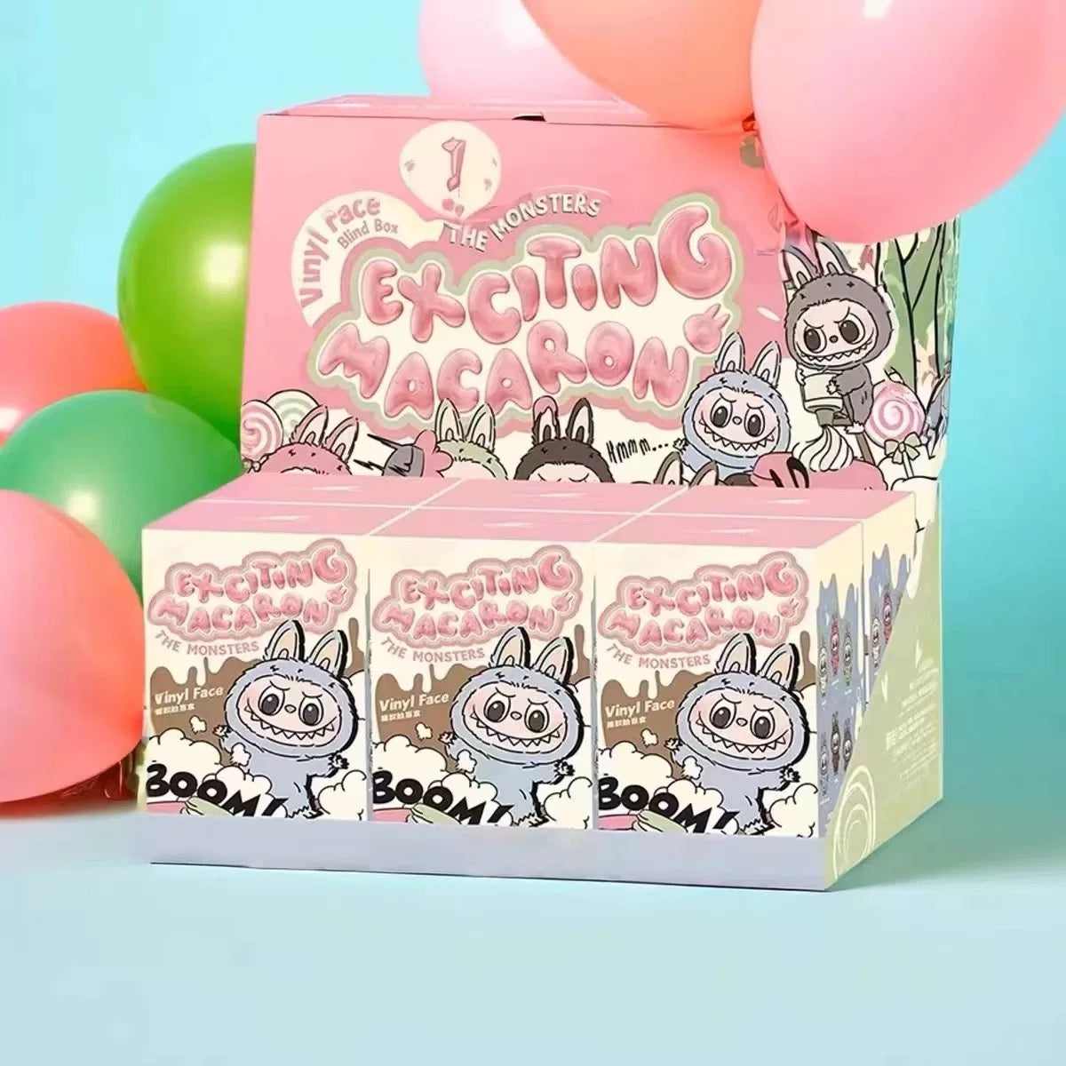 Labubu THE MONSTERS Exciting Macaron Vinyl Face Blind Box
