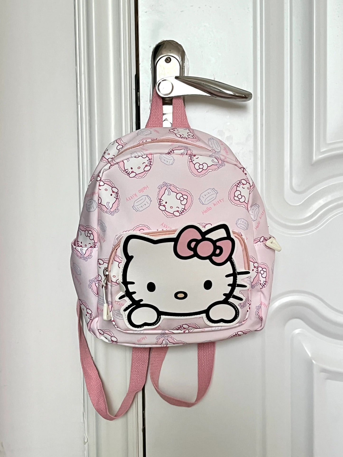 Sanrio Pocket Adult Womens Double Strap Shoulder Bag Purse Backpack