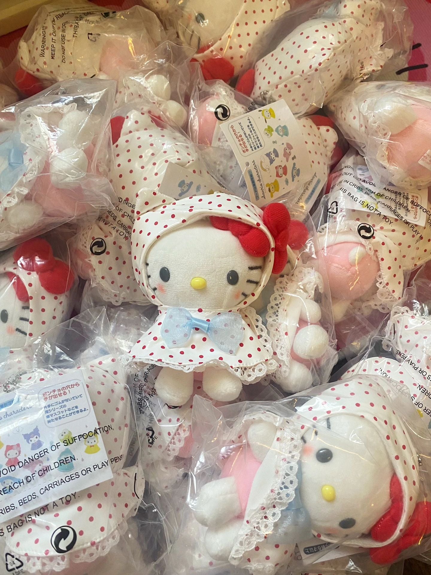 Hellokitty Rainwear Plush Keychain|Cute Pendant Doll Keyring Accessories Pendant Toy Girls Gift