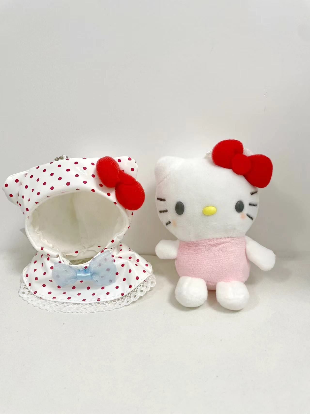 Hellokitty Rainwear Plush Keychain|Cute Pendant Doll Keyring Accessories Pendant Toy Girls Gift