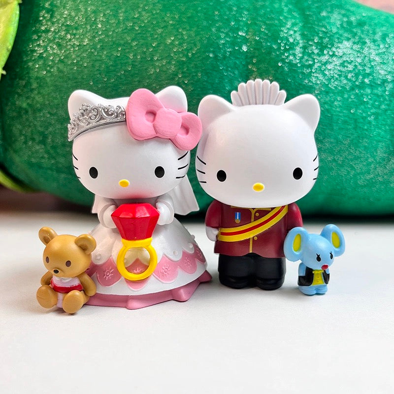 Hellokitty Valentine's Day Decor Gifts 2 Pcs Table Ornaments Sweet Valentines Day Gifts for Him Her