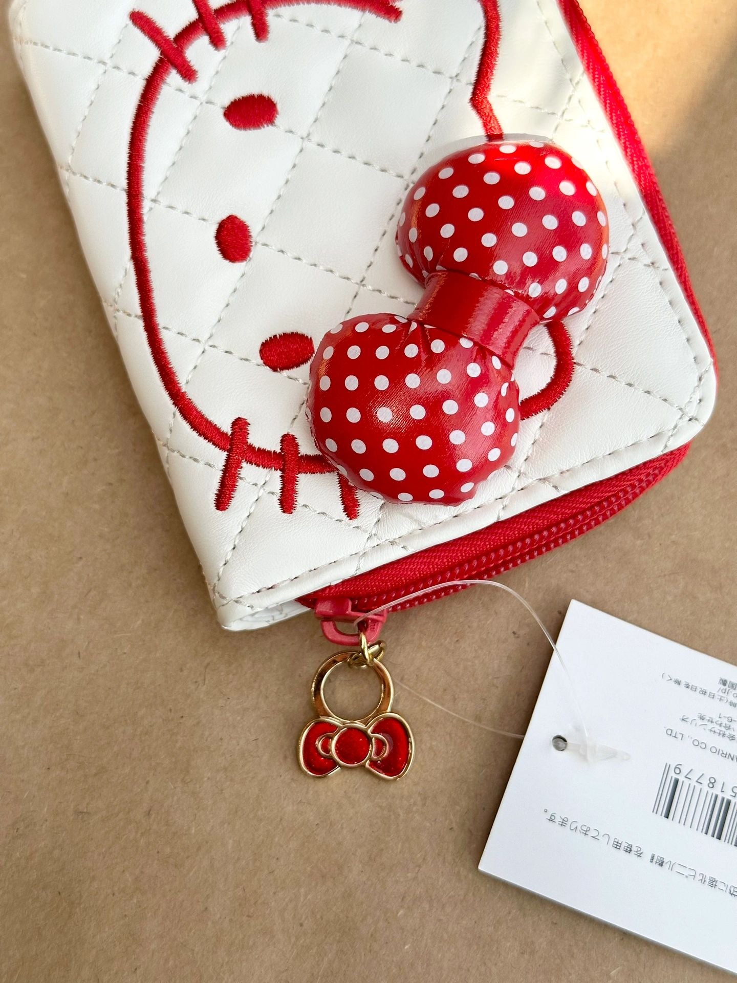 Hellokitty Wallet for Women and Girl, Short PU Leather Zipper Cute Coin Purse