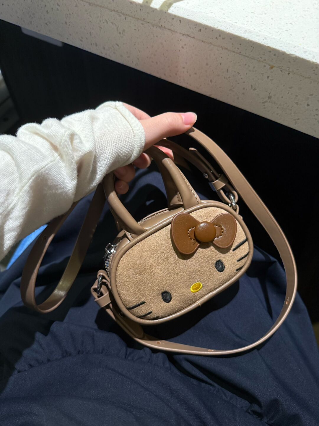 Hellokitty Top Handle Purses for Women Crossbody bags Barrel Satchel Handbags with Adjustable Shoulder Strap