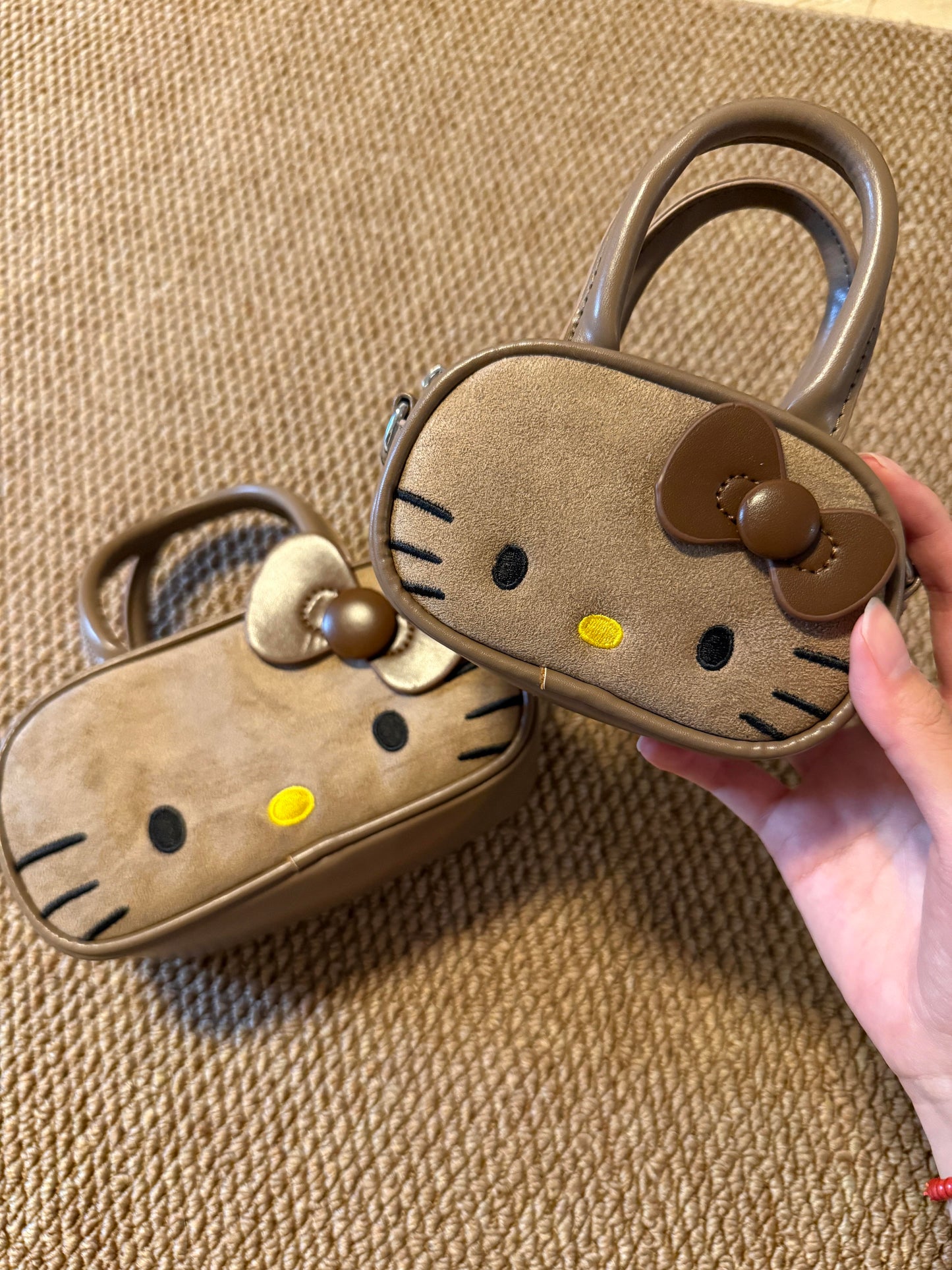 Hellokitty Top Handle Purses for Women Crossbody bags Barrel Satchel Handbags with Adjustable Shoulder Strap