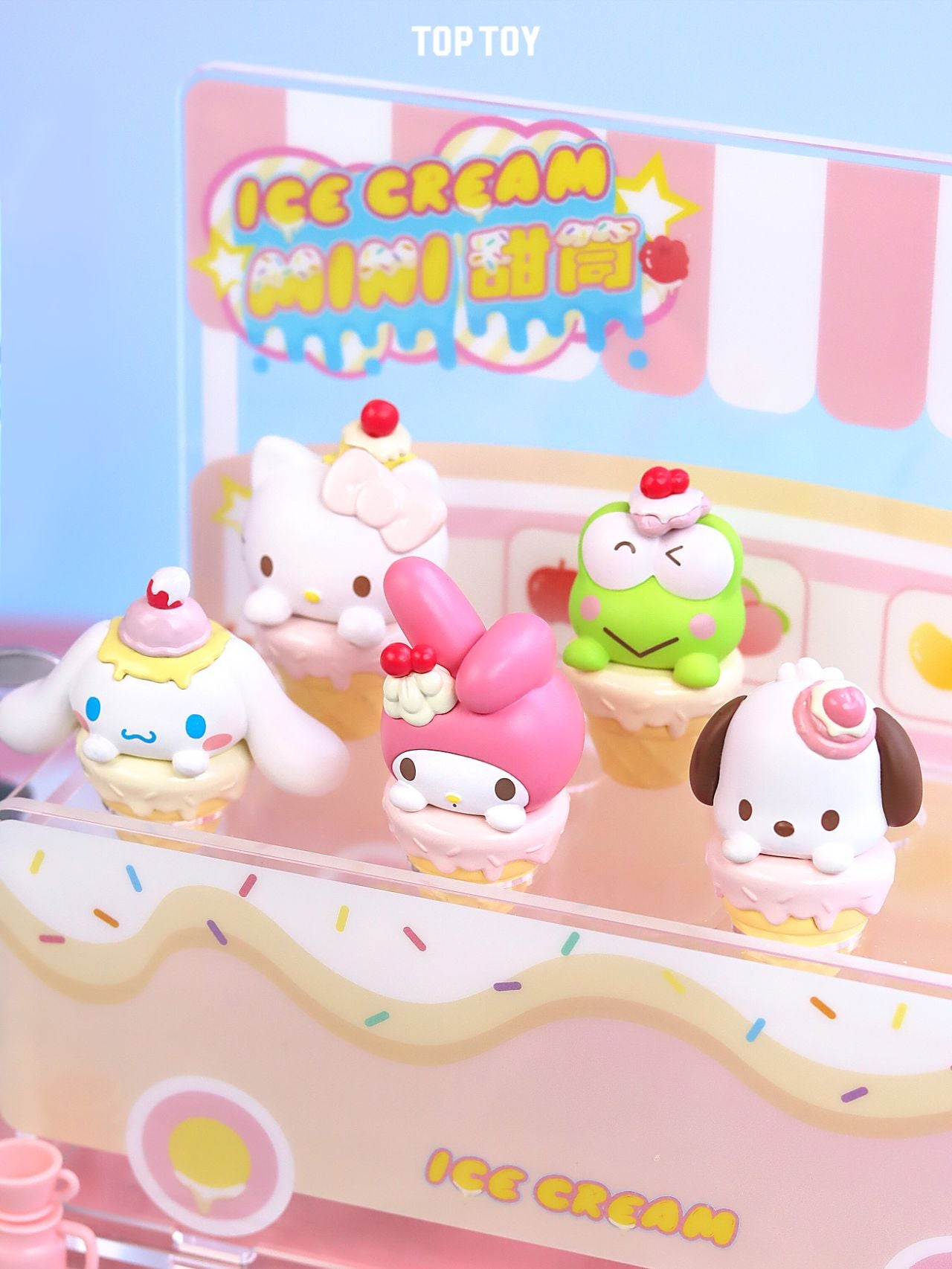 Sanrio Mini Ice Creams Blind Box(3 pcs in a bag)