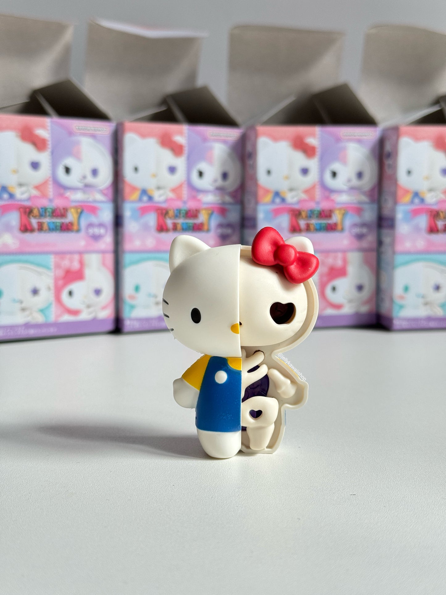 Sanrio Halloween Skeleton Blind Box Ornament(Pack of 4)