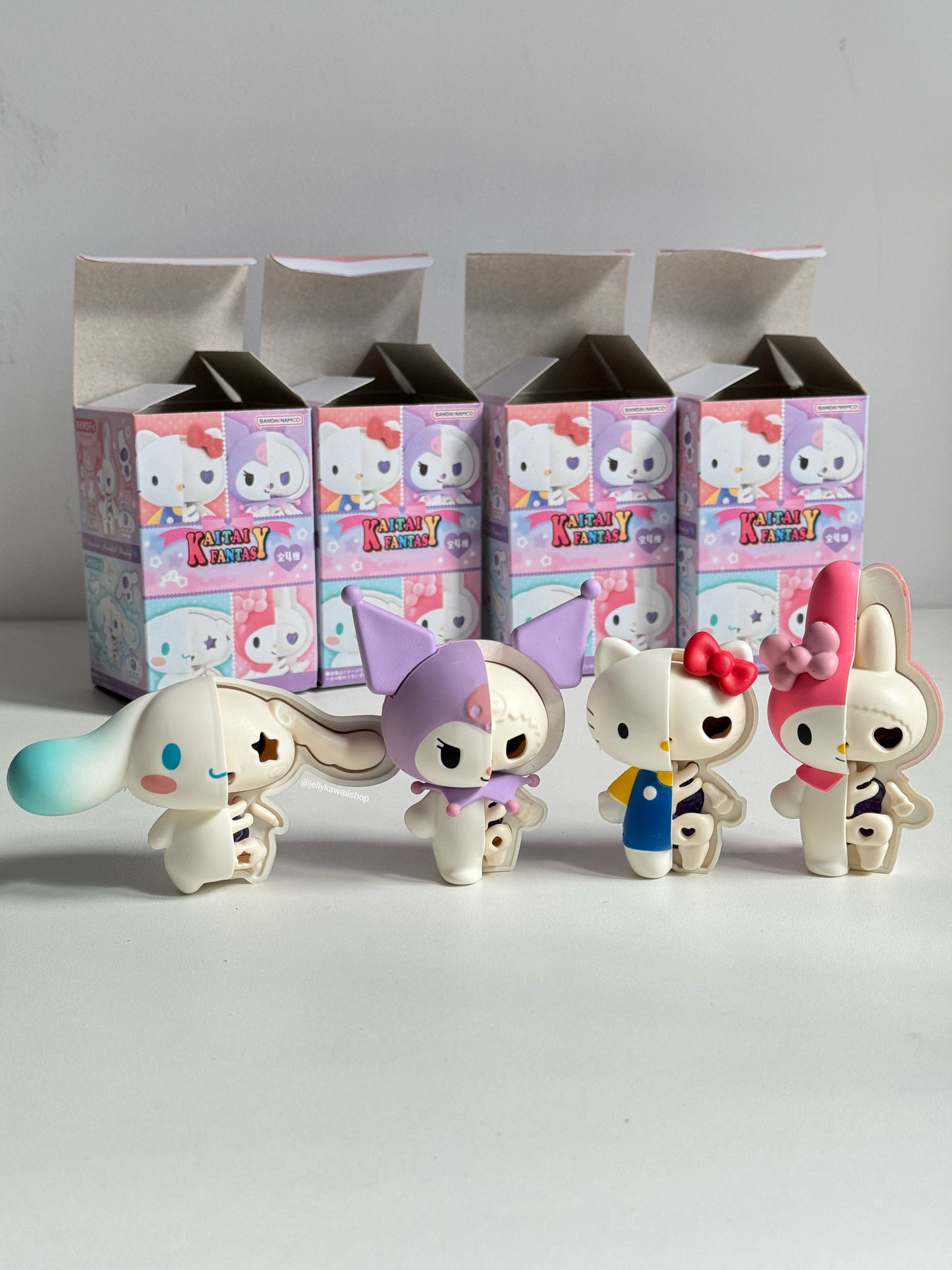 Sanrio Halloween Skeleton Blind Box Ornament(Pack of 4)