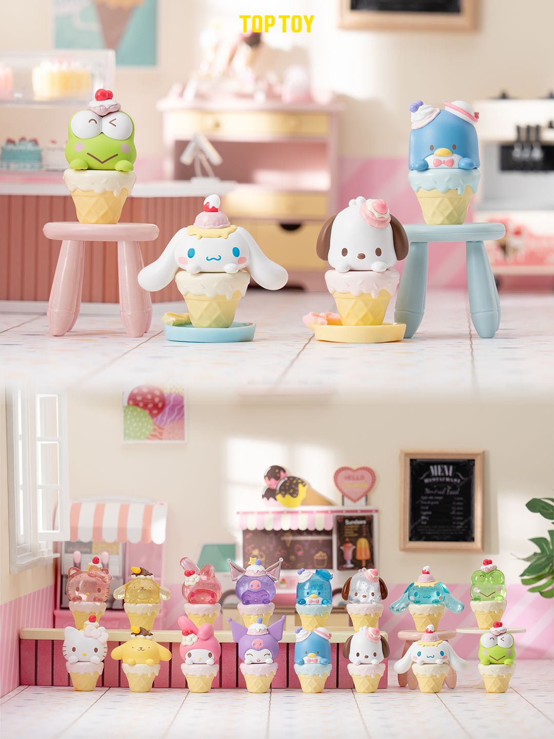 Sanrio Mini Ice Creams Blind Box(3 pcs in a bag)
