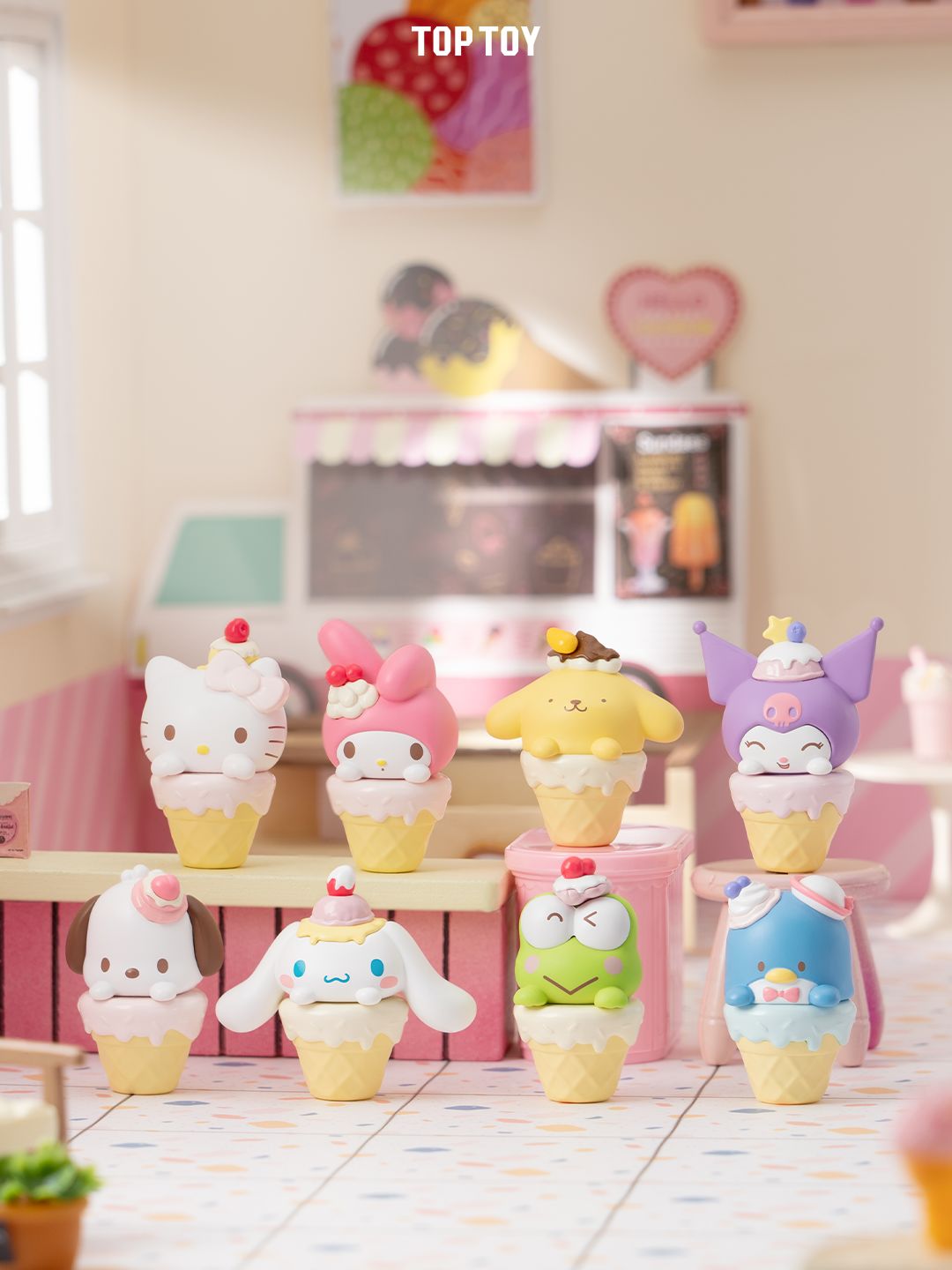 Sanrio Mini Ice Creams Blind Box(3 pcs in a bag)