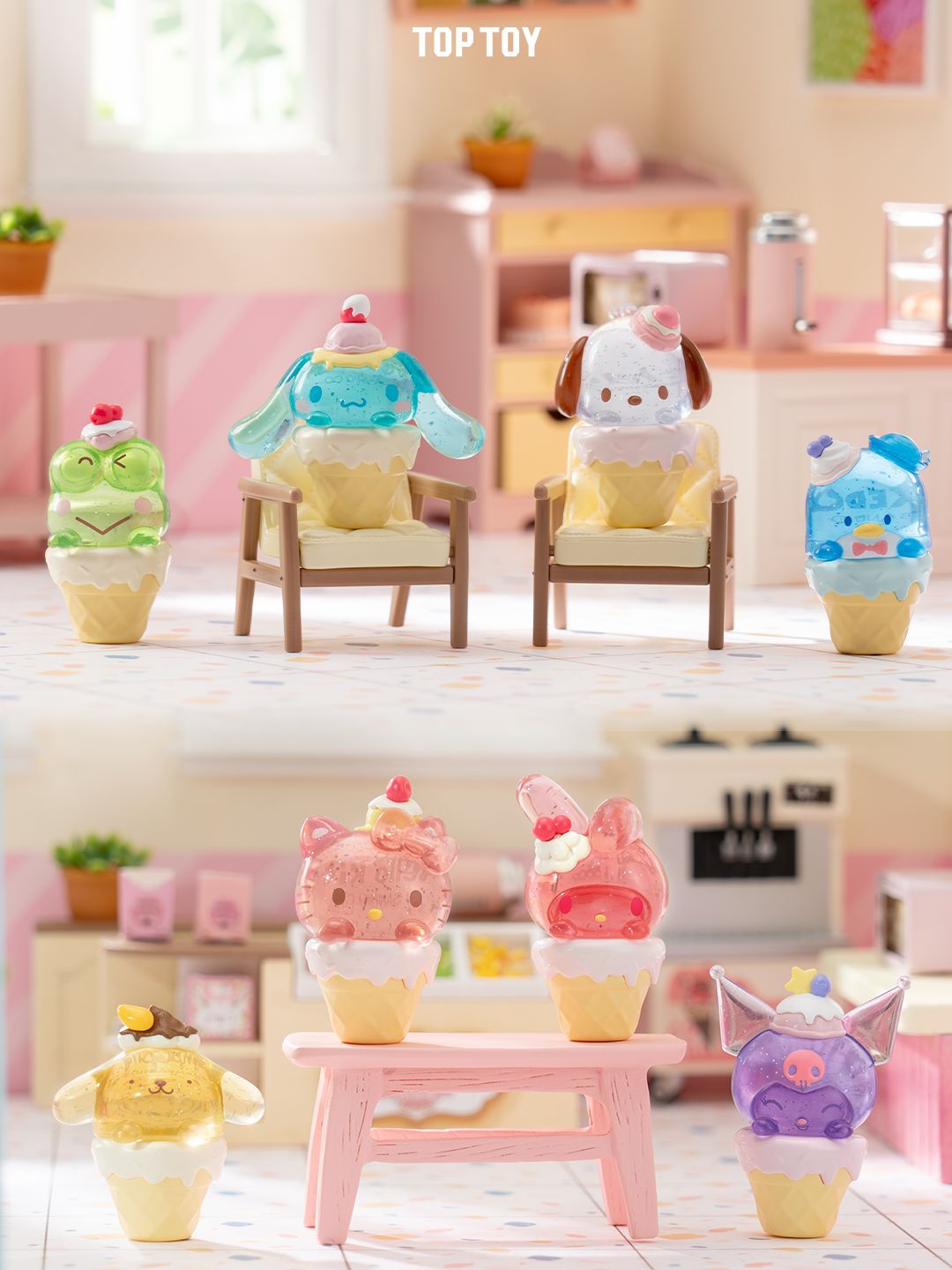 Sanrio Mini Ice Creams Blind Box(3 pcs in a bag)