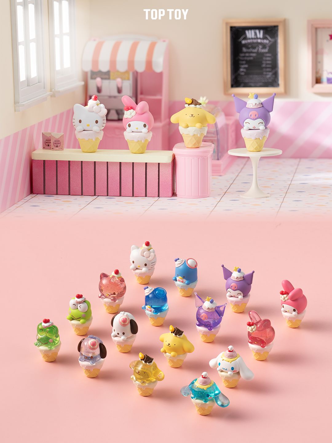 Sanrio Mini Ice Creams Blind Box(3 pcs in a bag)
