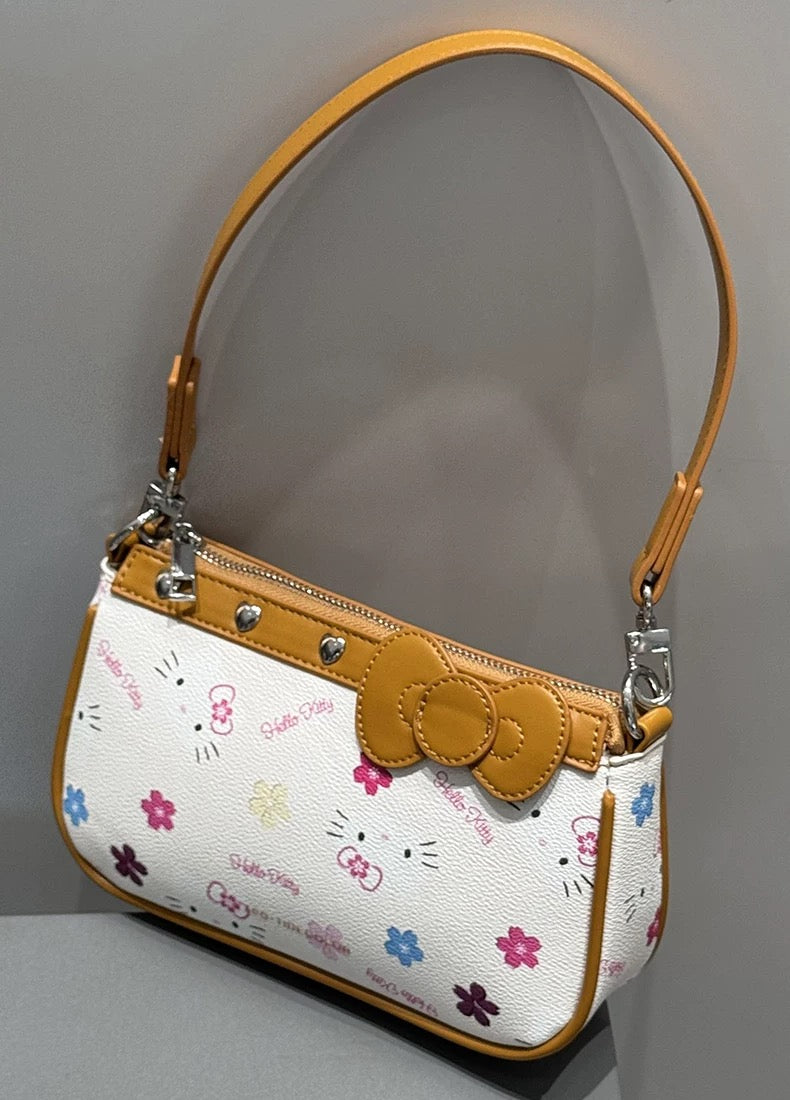 Hellokitty Hobo Bag for Women Shoulder Crossbody Bags Y2K Small Clutch Totes Handbag Evening Armpit Top Handle Purse(gift box packaging)